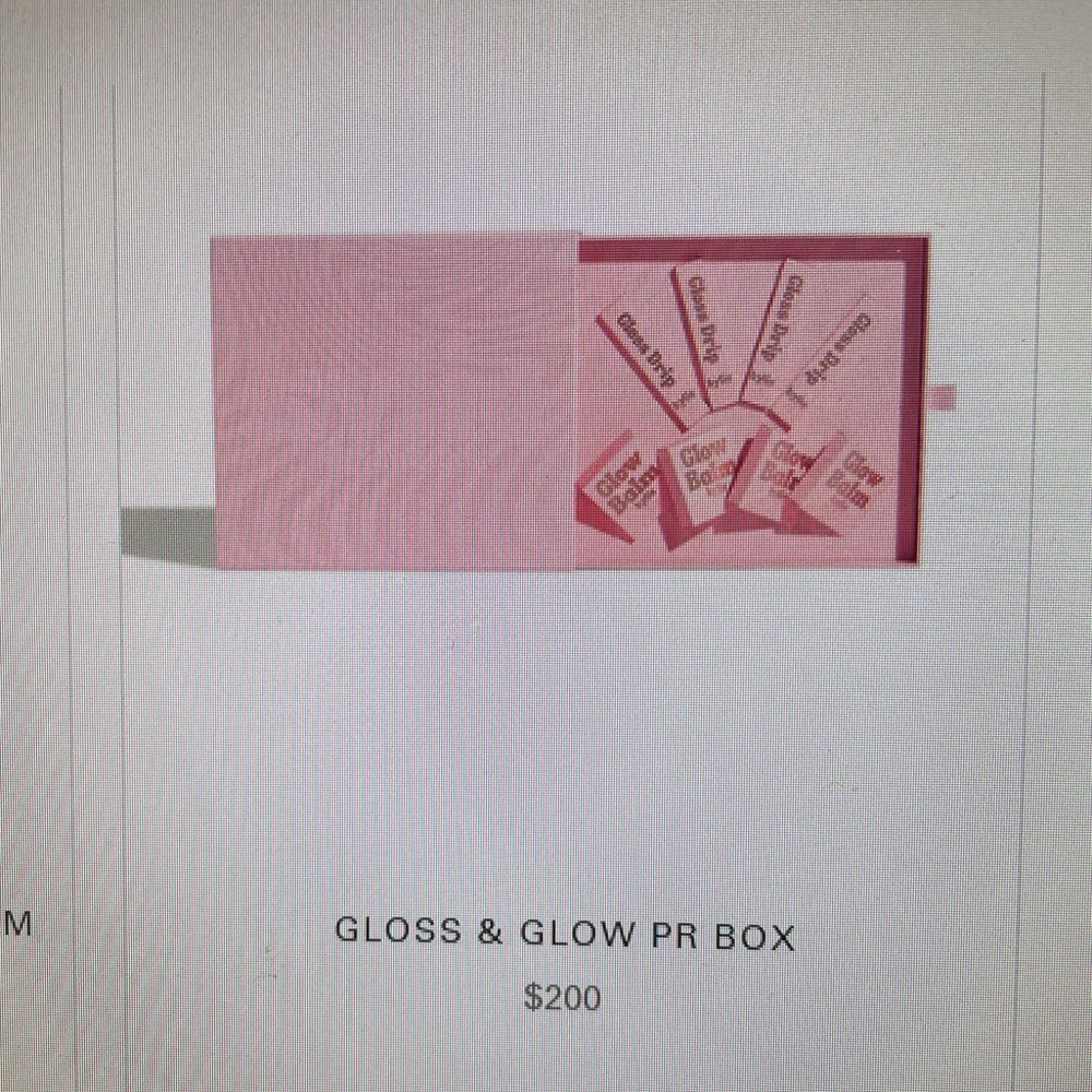 Kylie or gloss and glow box [just the box]